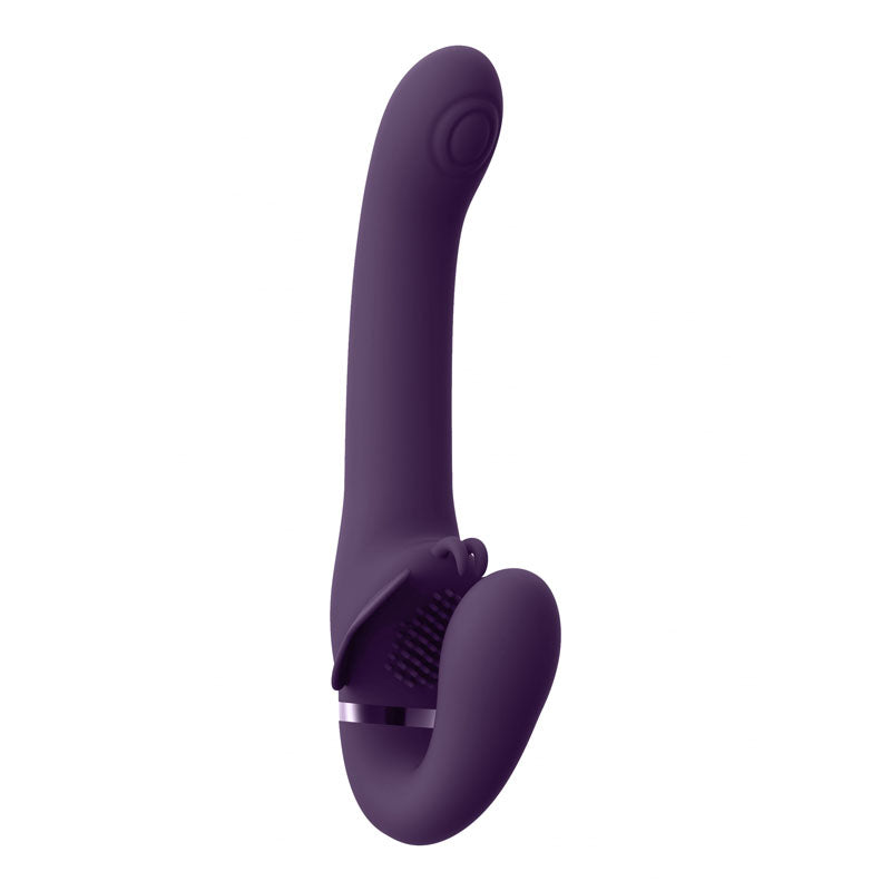 Vive SATU 23 cm USB Rechargeable Strapless Wearable Strap-On Purple