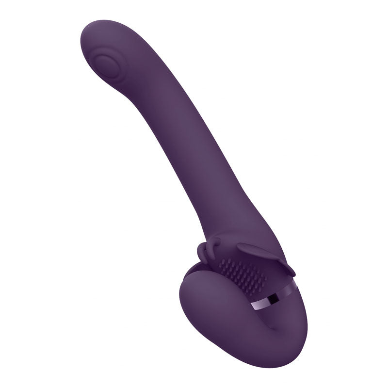 Vive SATU 23 cm USB Rechargeable Strapless Wearable Strap-On Purple
