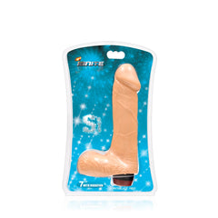 Cock w/ Balls w/ Vibration 7in Vanilla - Shhh...