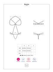 Darkie Crotchless Teddy L/XL - Shhh...