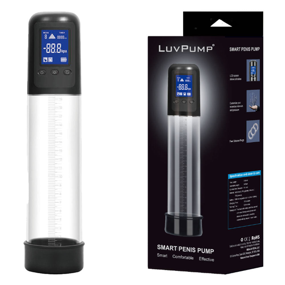 LuvPump Smart Penis Pump -  USB Rechargeable Automatic Penis Pump