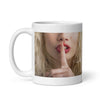 Glossy White Coffee Mug - Shhh... Girl