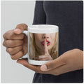 Glossy White Coffee Mug - Shhh... Girl