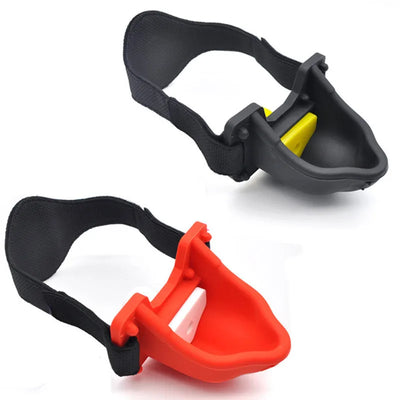 Piss Trough Mouth Gag with changeable inserts - Black or Red