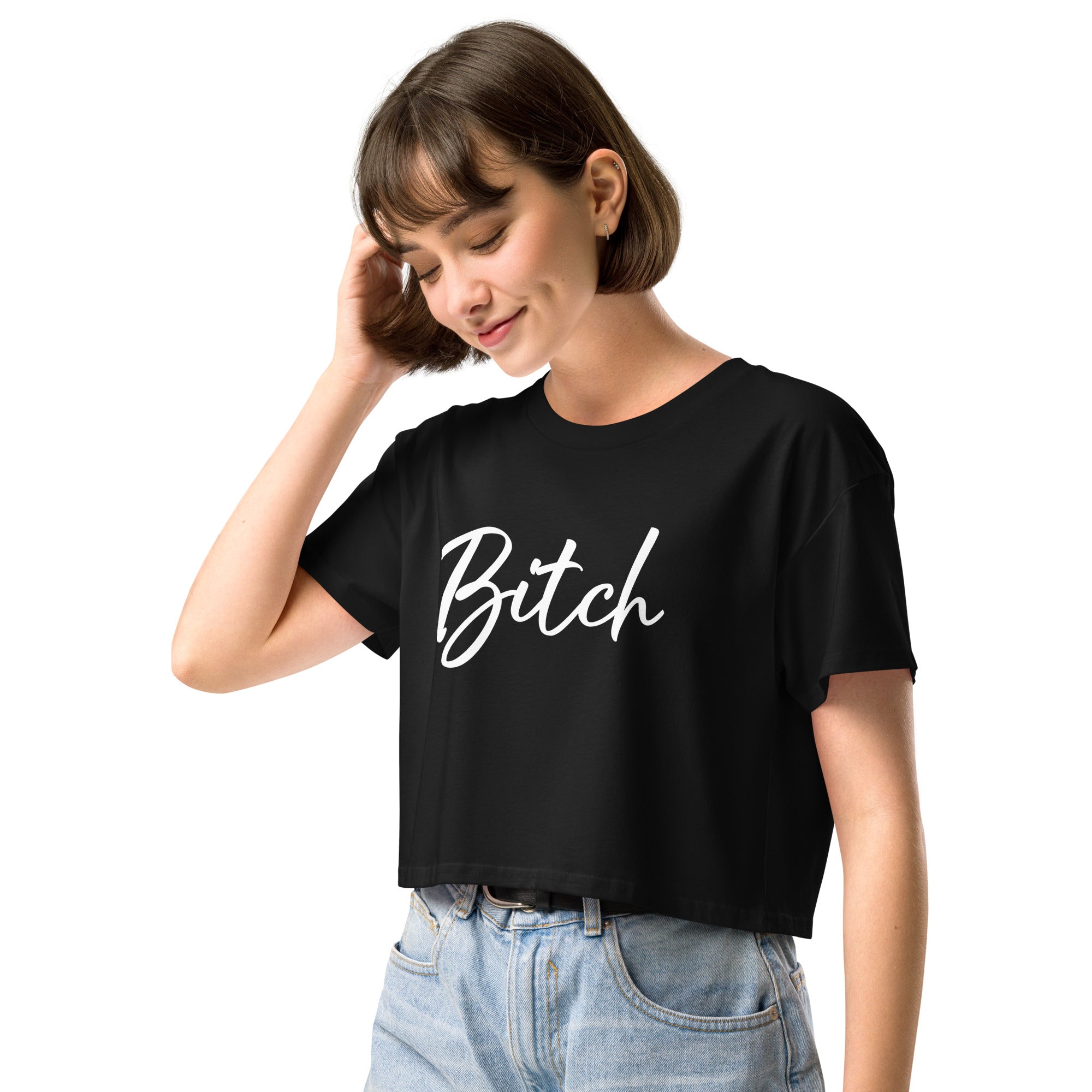 Women’s Crop Top - BITCH in 3 colours