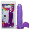 Crystal Jellies 8'' Realistic Cock with Balls -  20.3 cm Dong