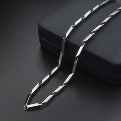 Necklace in titanium steel 40, 50, 60cm in 4 thicknesses