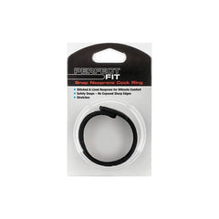Neoprene Snap On Cockrings - Black