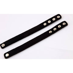Neoprene Snap On Cockrings - Black