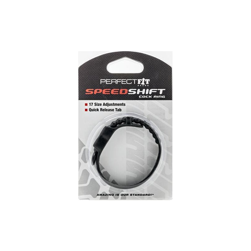 Speed Shift Cock Ring - Black