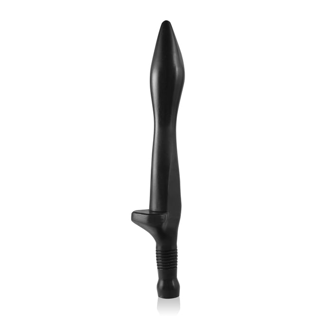 Goose Small dildo w/ Handle Black 33cm insertable