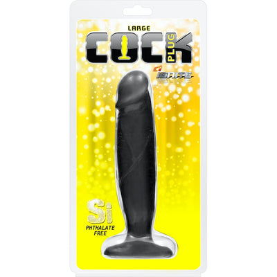 Cock Plug - Large Black 19cm