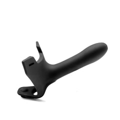 The Zoro 14cm fixed dong Black strap-on