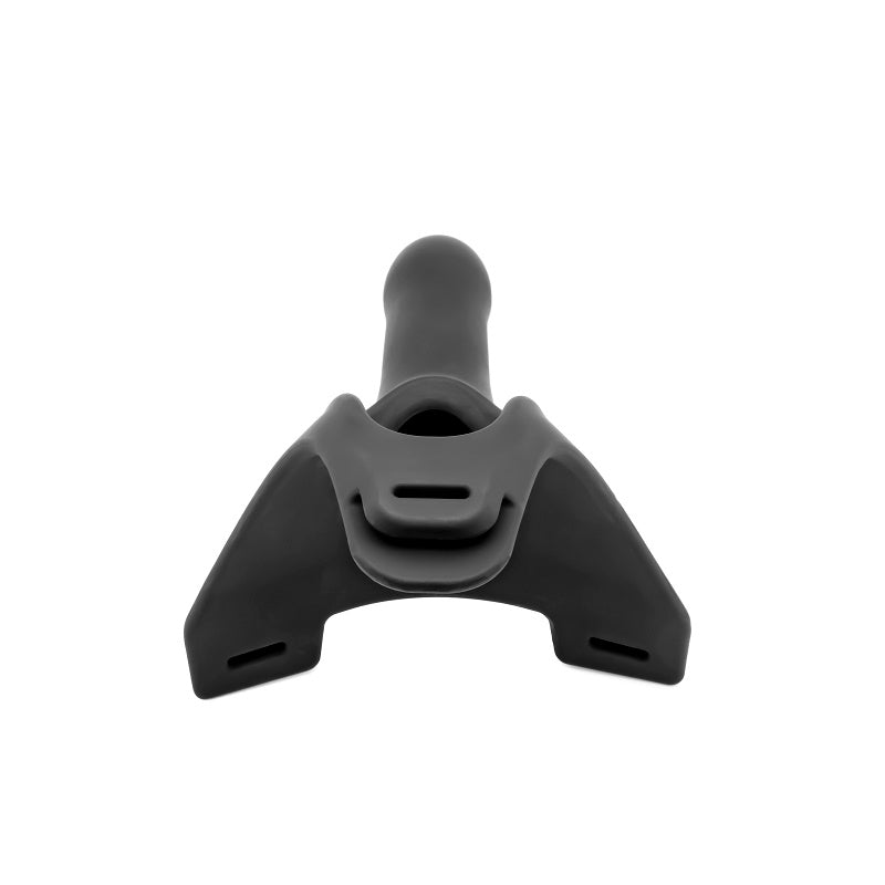 The Zoro 14cm fixed dong Black strap-on