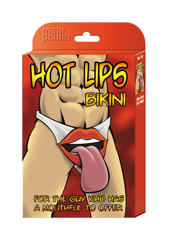 Hot Lips Bikini Novelty Underwear - One Size