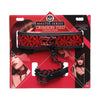 Crimson Tied Chained Collar With Leash
