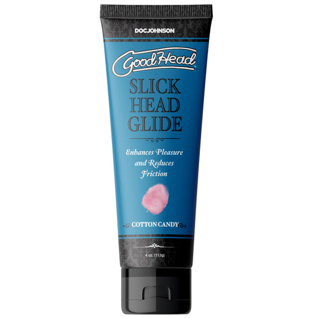 GoodHead Slick Head Glide - Cotton Candy - Cotton Candy Flavoured Lubricant - 120 ml Tube