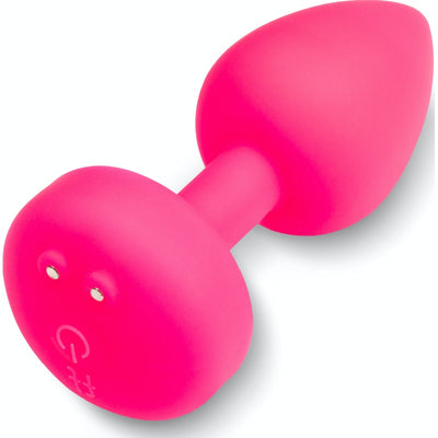 Gplug Vibrating Butt Plug - Small - Neon Rose