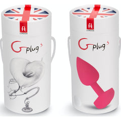 Gplug Vibrating Butt Plug - Small - Neon Rose