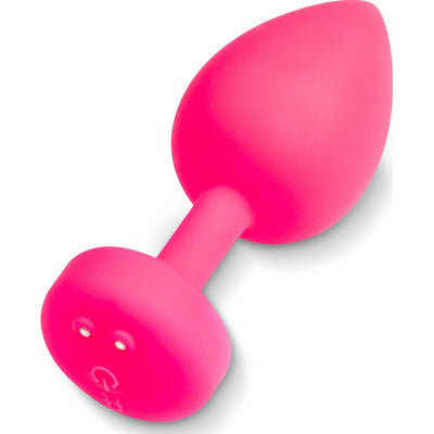 Gplug Vibrating Butt Plug - Large - Neon Rose