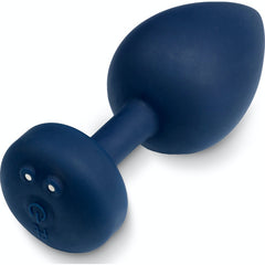Gplug Vibrating Butt Plug - Large - Ocean Blue