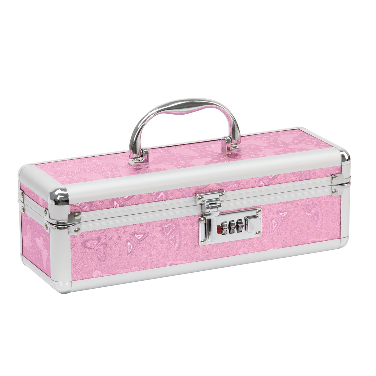 Lockable Medium Vibrator Case - Pink