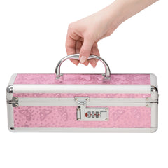 Lockable Medium Vibrator Case - Pink