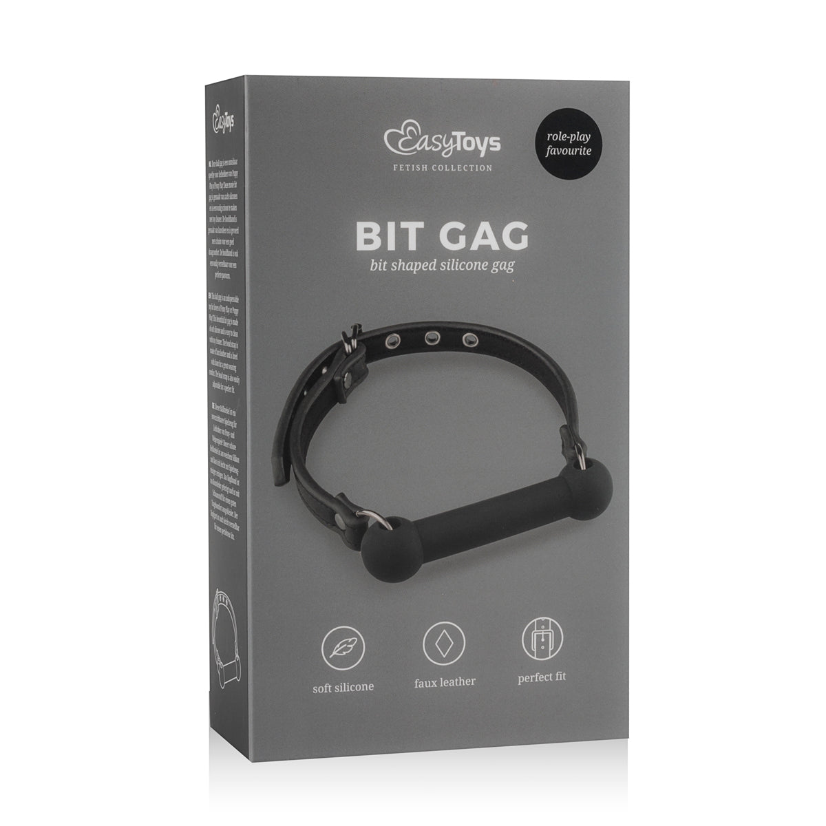 Silicone Bit Gag Black