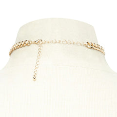 Necklace heart design pendant Gold or Silver
