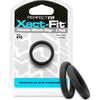 Xact-Fit Cock Rings #10 1in 2 Pk - Black