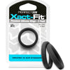 Xact-Fit Cock Rings #11 1.1in 2 Pk - Black