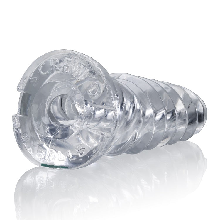 ScrewD Super Squish Corkscrew Jackoff Toy Clear