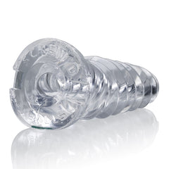 ScrewD Super Squish Corkscrew Jackoff Toy Clear