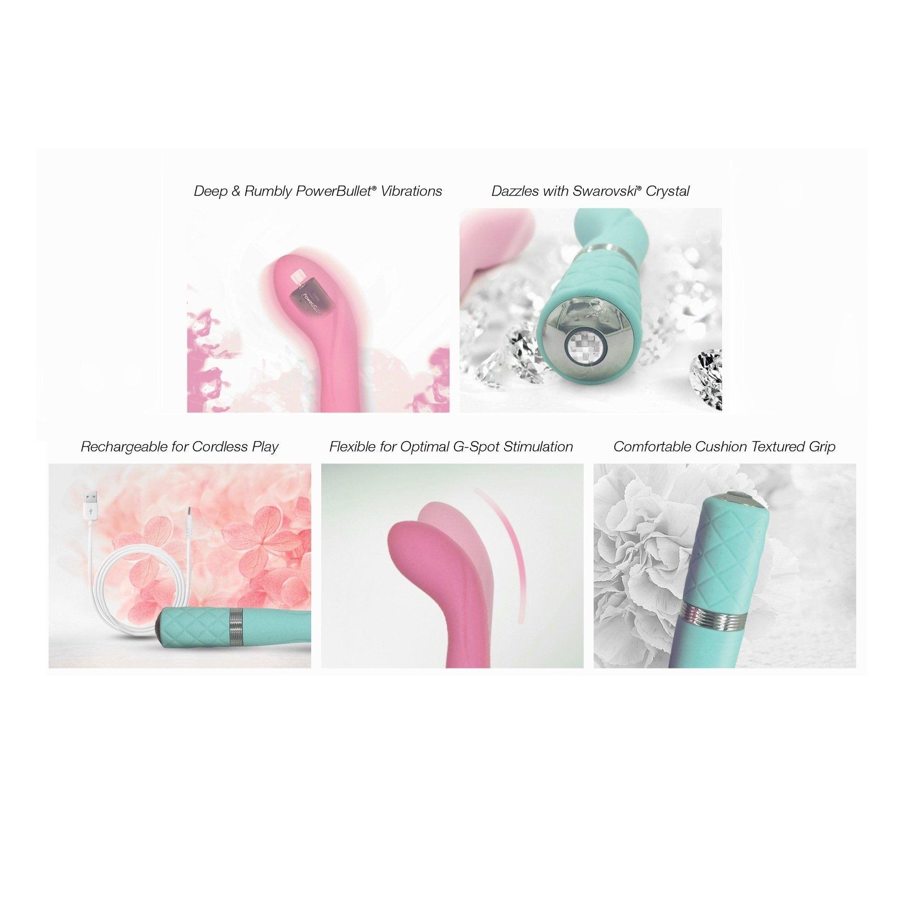 Pillow Talk Sassy G Spot vibe - Teal