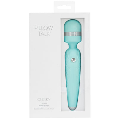 Pillow Talk Massage Wand Cheeky - Teal