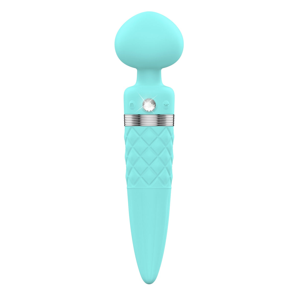 Pillow Talk Sultry Dual Ended Warming Massager Teal