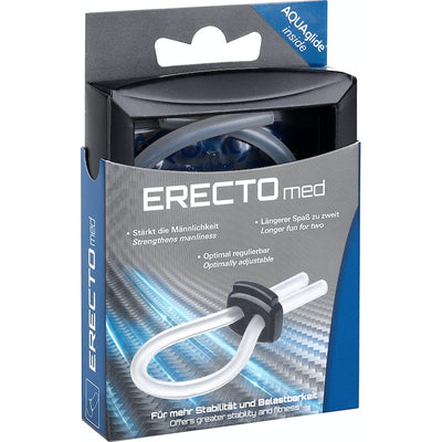 ERECTOmed Adjustable Cock Ring Clear for erectile dysfunction