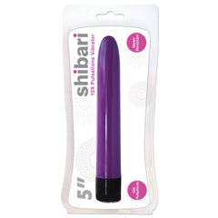 Shibari 10X Pulsations Vibrator 5in Purple