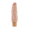 Dr Skin Cock Vibe 9 7.5in Vibrating Cock Beige