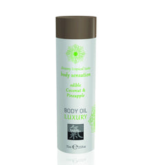 Shiatsu Luxury Body Oil Edible Coconut and Pineapple