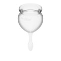 Feel Good Menstrual Cup Transparent 2pcs