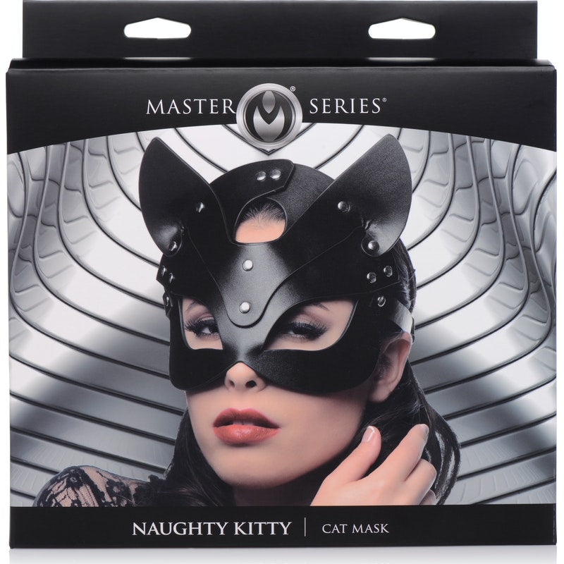 Naughty Kitty leather mask