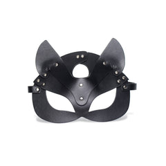 Naughty Kitty leather mask