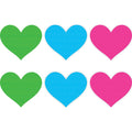 Neon Heart Nipple Pasties 3 Pk Green/Blue/Pink