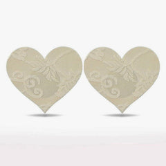 Lace Heart and Flower Nipple Pasties - Two sets pack