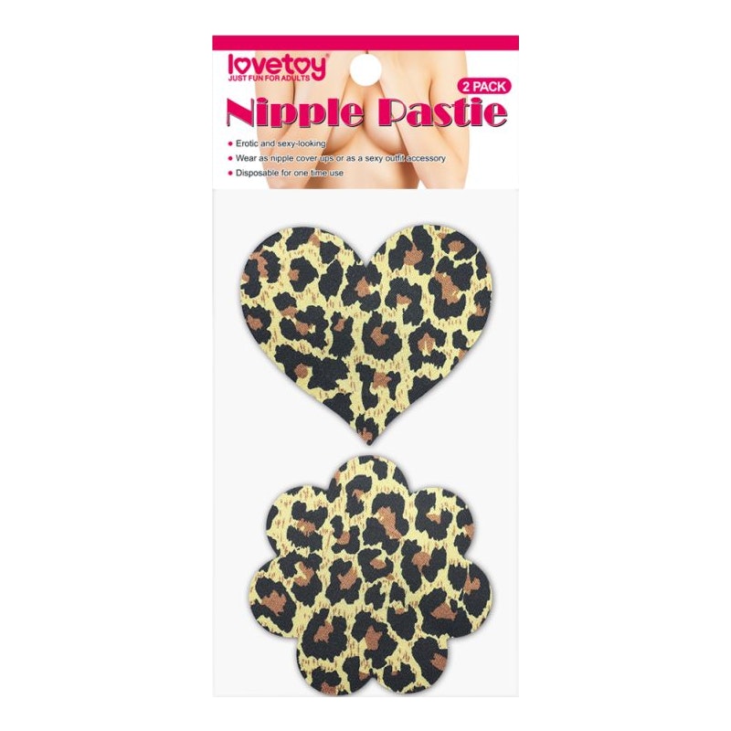 Leopard Sexy Nipple Pasties Twin Pack