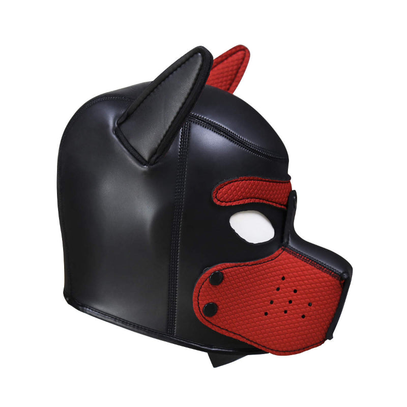 Puppy Play Mask Red