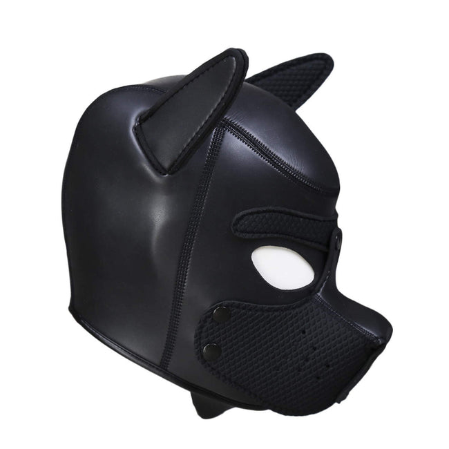 Puppy Play Mask Black