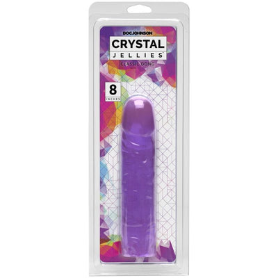 8 inch Classic Jelly Dong - Purple