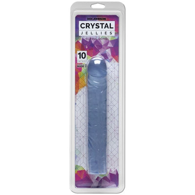 25cm Classic Flexible Jelly Dong - Clear